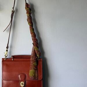 Earthy Paisley Narrow Scarf